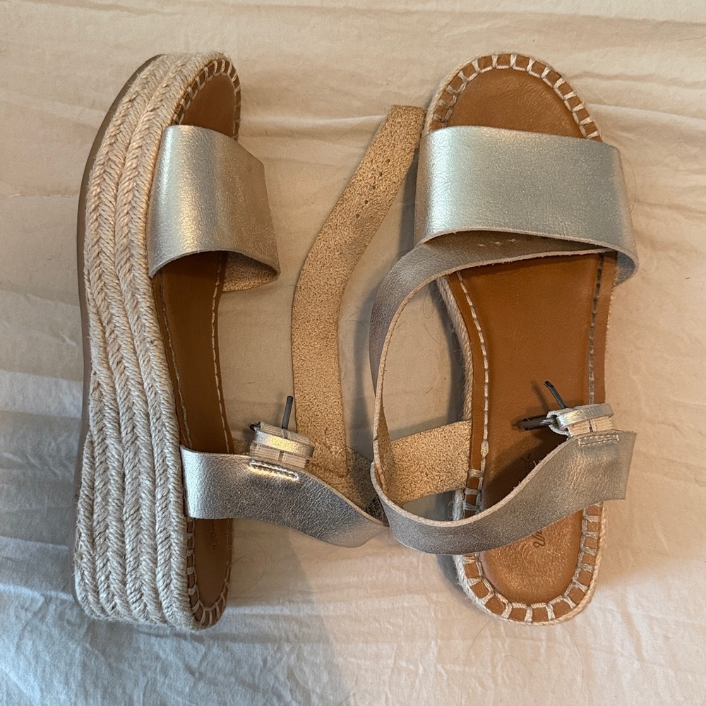 Gold Platform Sandals